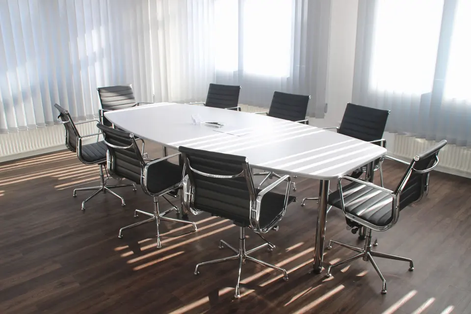Ofis Gri Dikey Perde